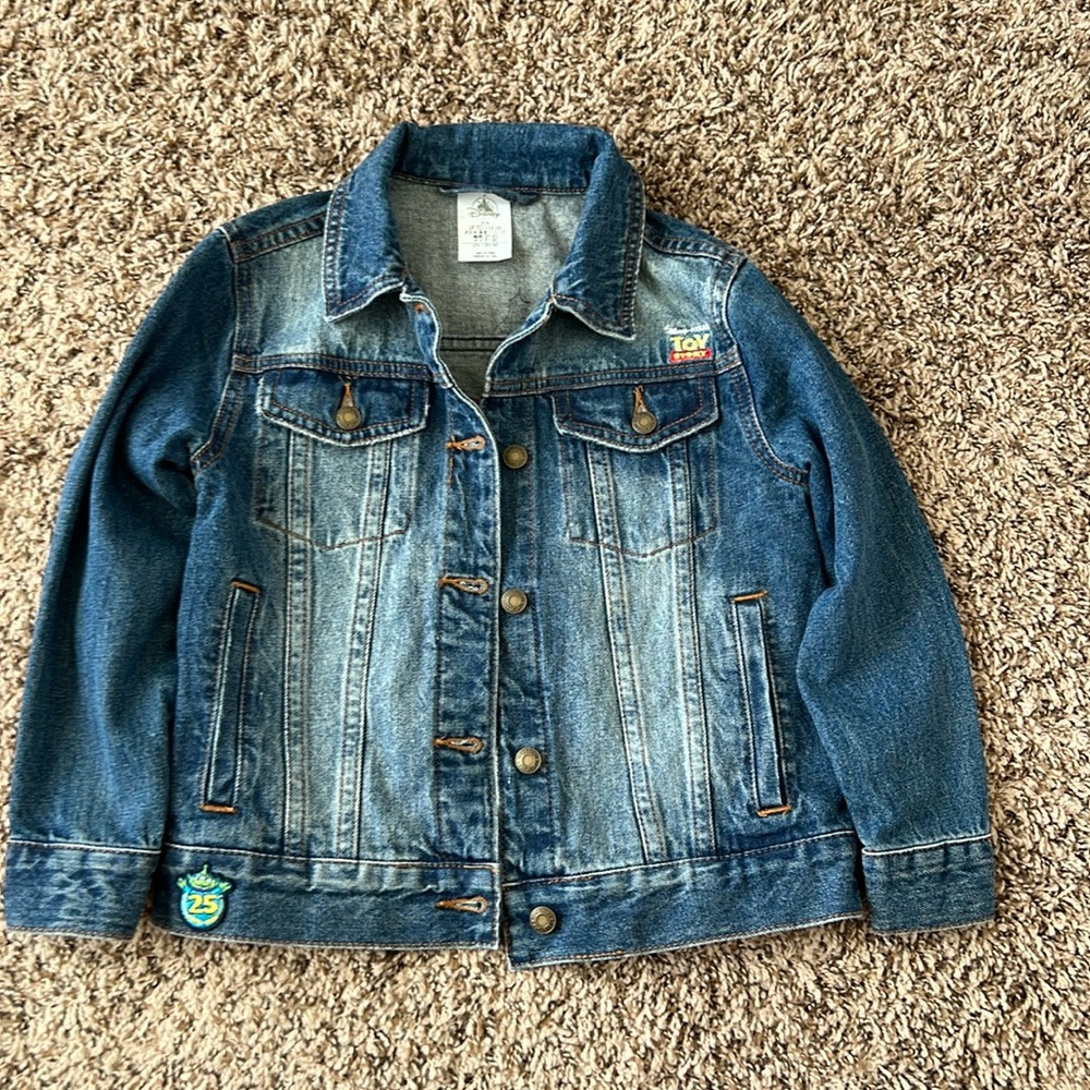 Kids embroidered Toy Story denim jacket